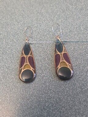 Multicolor Teardrop Dangle Earrings